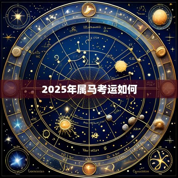 2025年属马考运如何