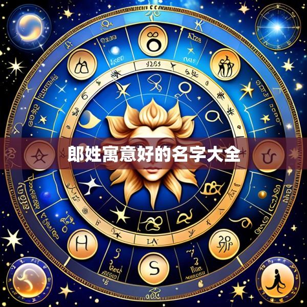 郎姓寓意好的名字大全