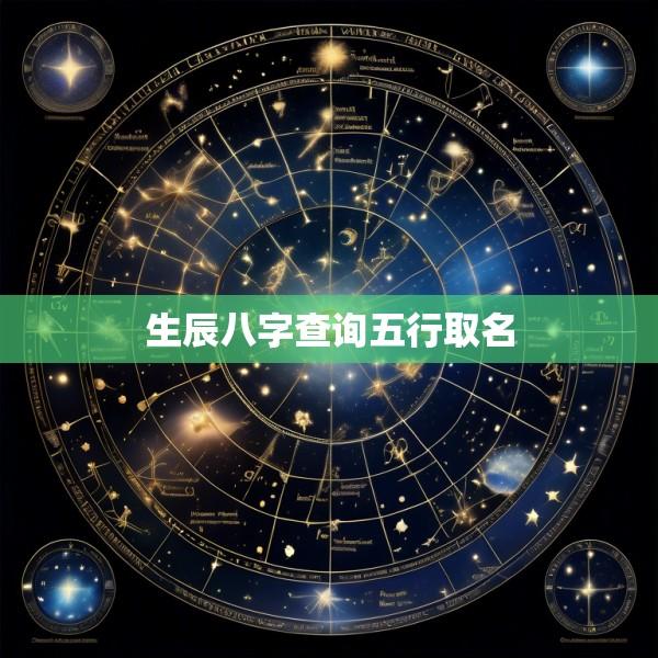 生辰八字查询五行取名