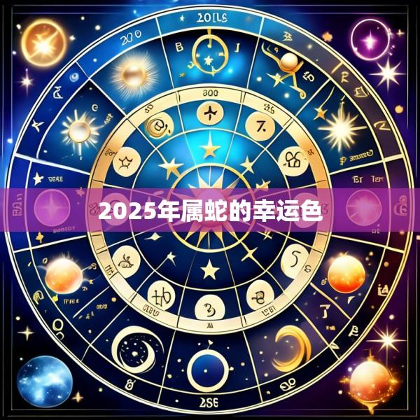 2025年属蛇的幸运色