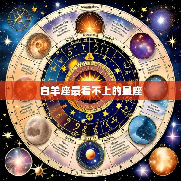 白羊座最看不上的星座