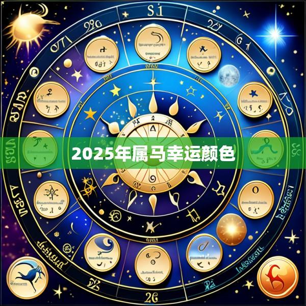 2025年属马幸运颜色