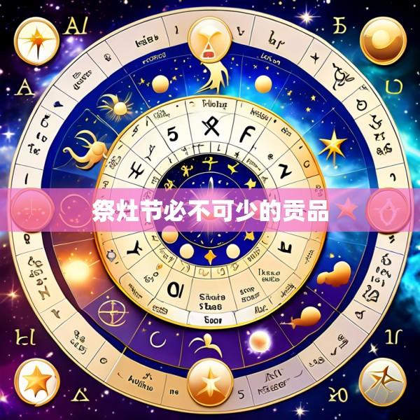 祭灶节必不可少的贡品