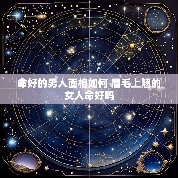 命好的男人面相如何 眉毛上翘的女人命好吗