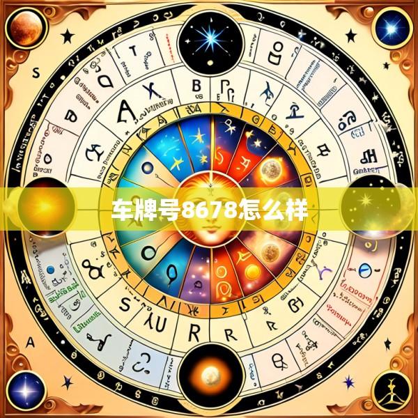 车牌号8678怎么样
