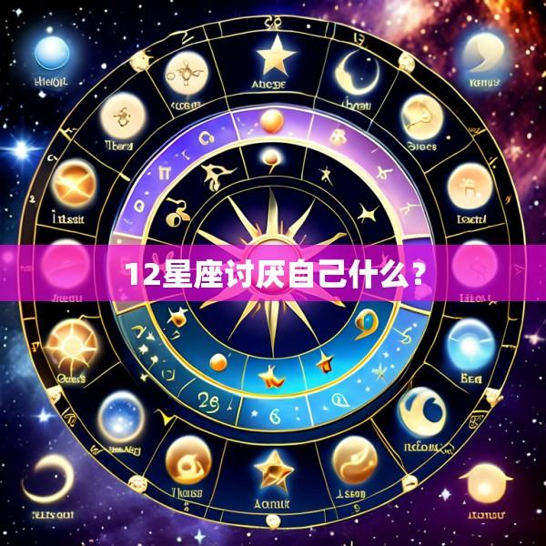 12星座讨厌自己什么？