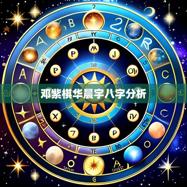 邓紫棋华晨宇八字分析
