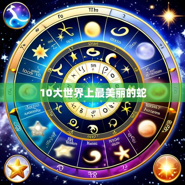 10大世界上最美丽的蛇