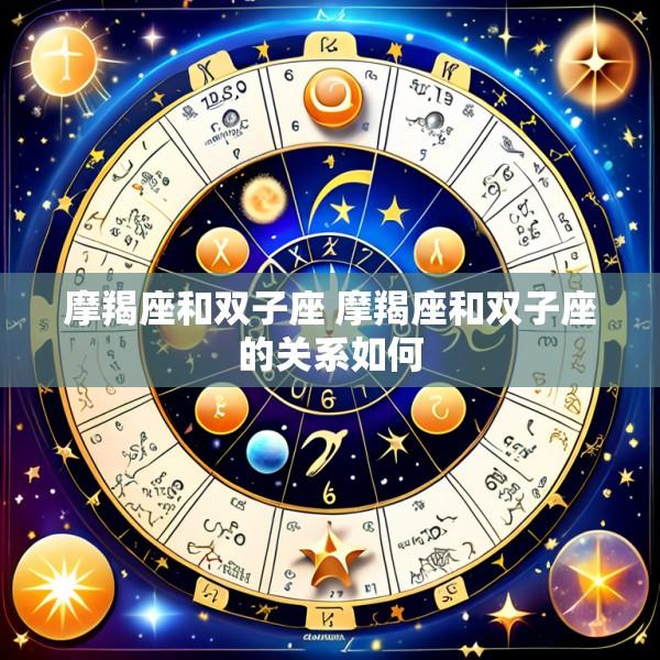 摩羯座和双子座 摩羯座和双子座的关系如何