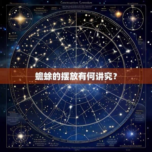 蟾蜍的摆放有何讲究？