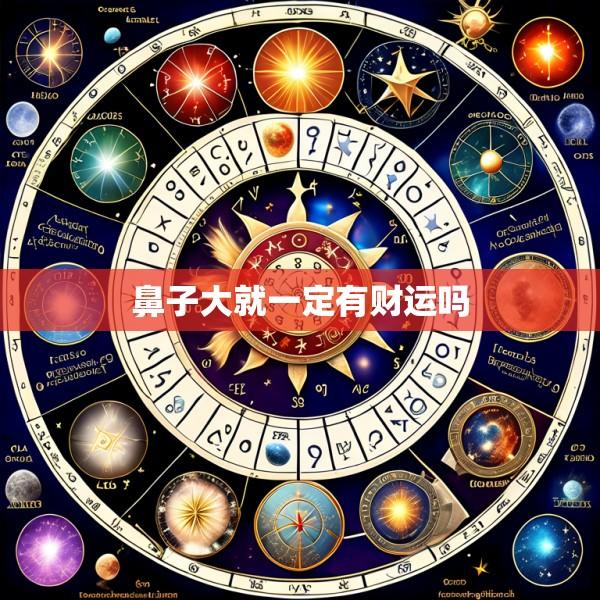 鼻子大就一定有财运吗