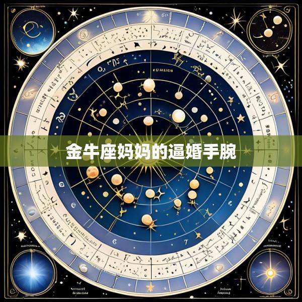 金牛座妈妈的逼婚手腕