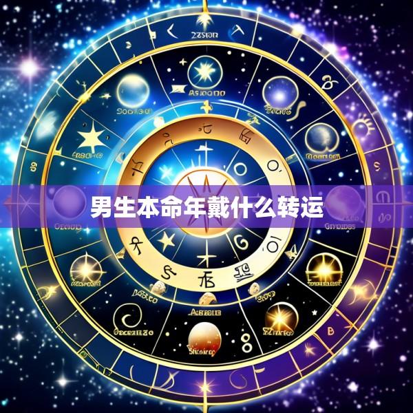 男生本命年戴什么转运