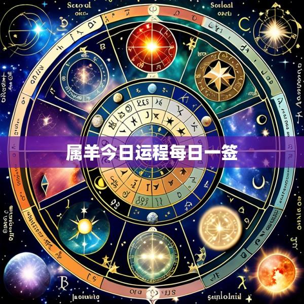属羊今日运程每日一签