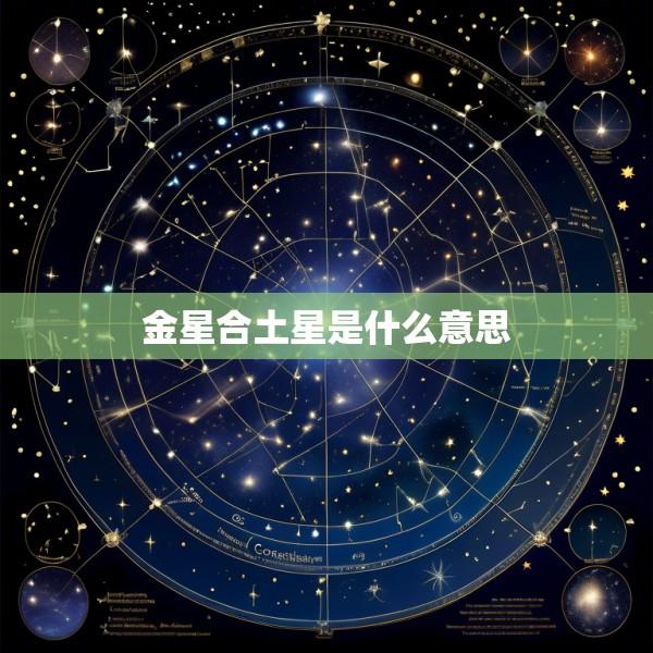 金星合土星是什么意思