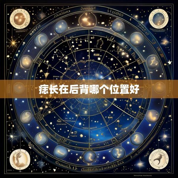 痣长在后背哪个位置好