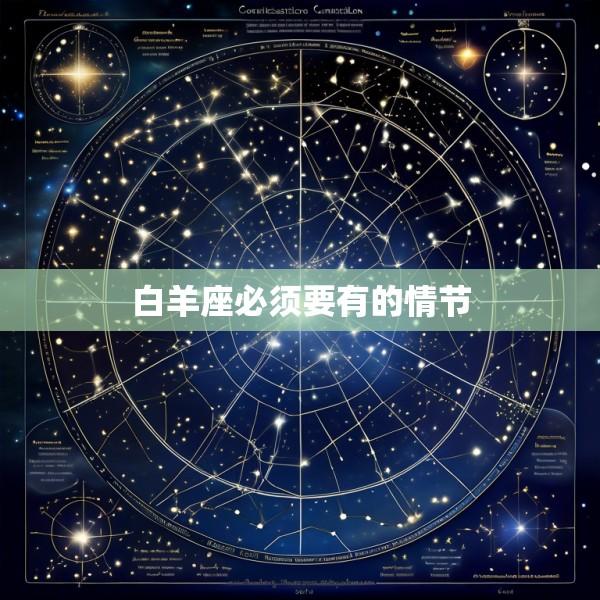 白羊座必须要有的情节