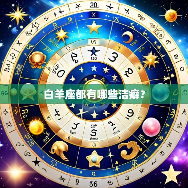 白羊座都有哪些洁癖？