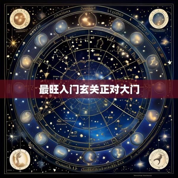 最旺入门玄关正对大门