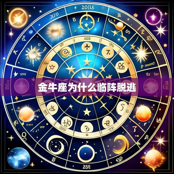 金牛座为什么临阵脱逃