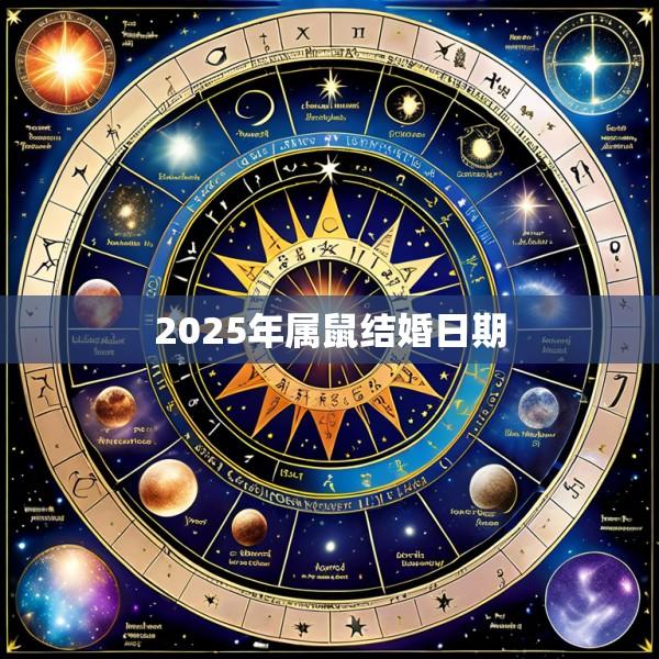 2025年属鼠结婚日期