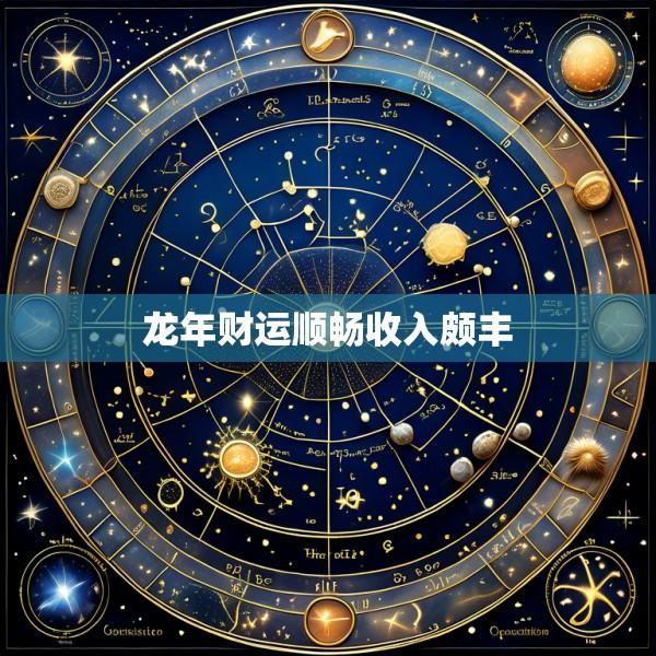 龙年财运顺畅收入颇丰
