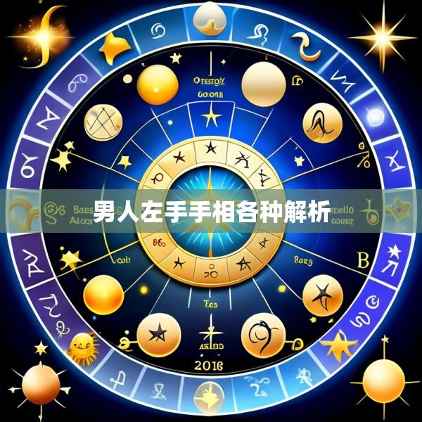 男人左手手相各种解析