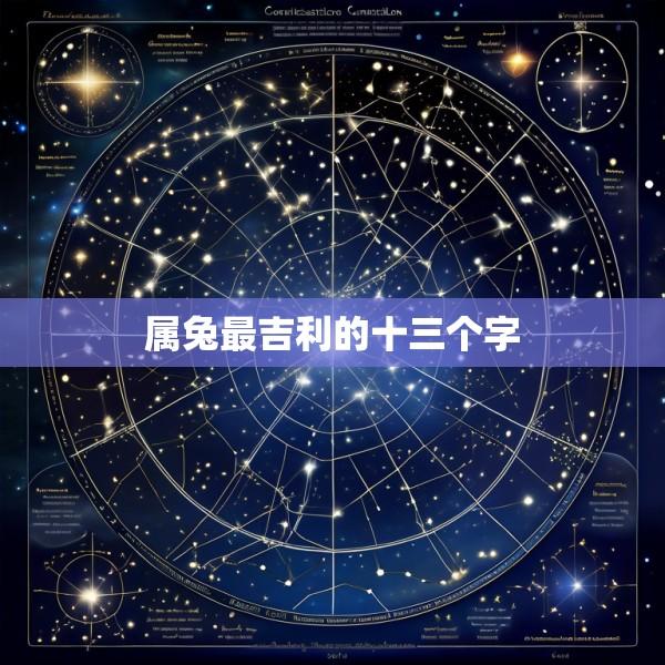 属兔最吉利的十三个字