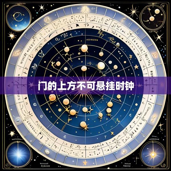 门的上方不可悬挂时钟