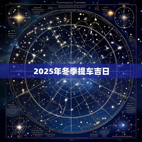 2025年冬季提车吉日