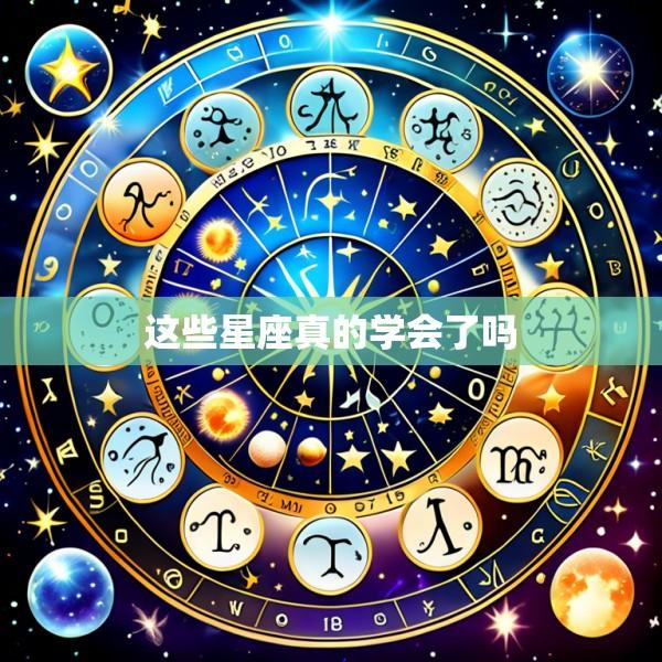 这些星座真的学会了吗