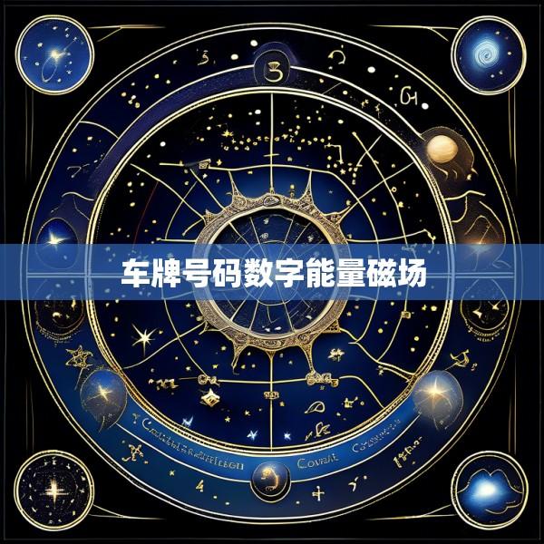 车牌号码数字能量磁场