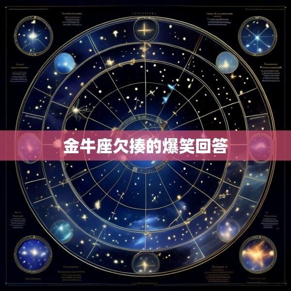 金牛座欠揍的爆笑回答