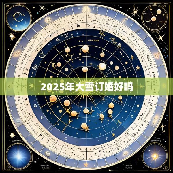 2025年大雪订婚好吗