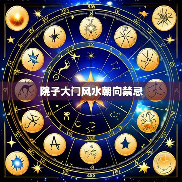 院子大门风水朝向禁忌