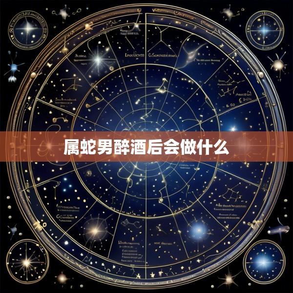 属蛇男醉酒后会做什么