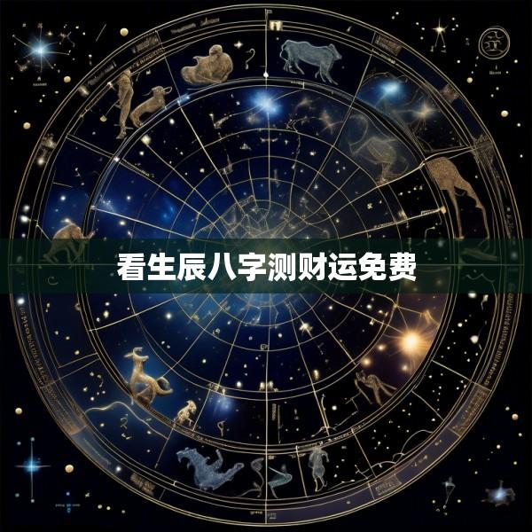 看生辰八字测财运免费