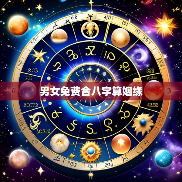 男女免费合八字算姻缘