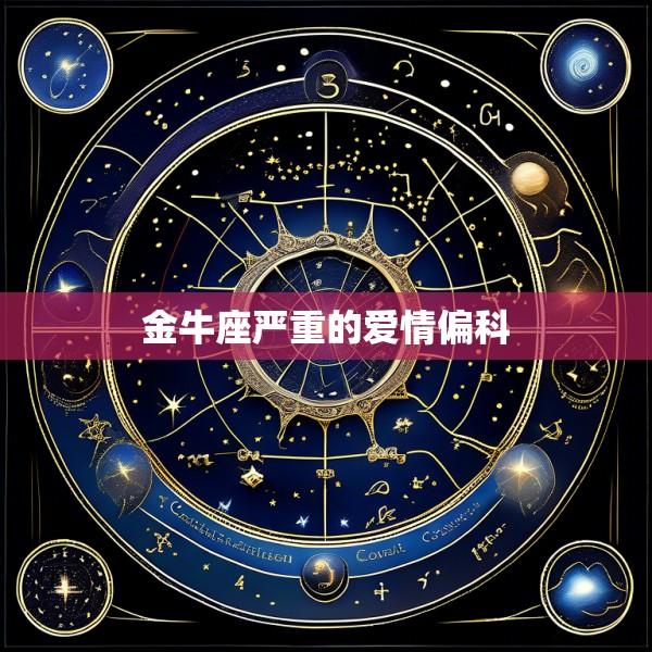 金牛座严重的爱情偏科