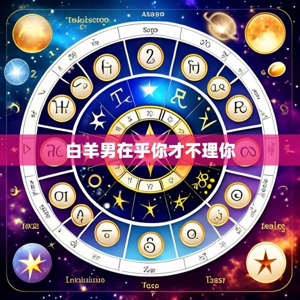 白羊男在乎你才不理你