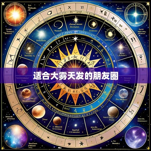 适合大雾天发的朋友圈
