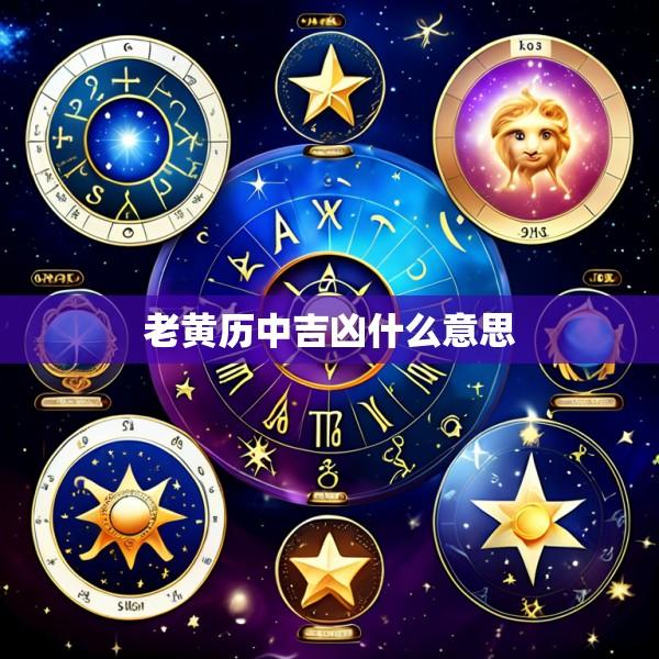 老黄历中吉凶什么意思
