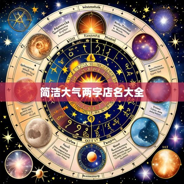 简洁大气两字店名大全