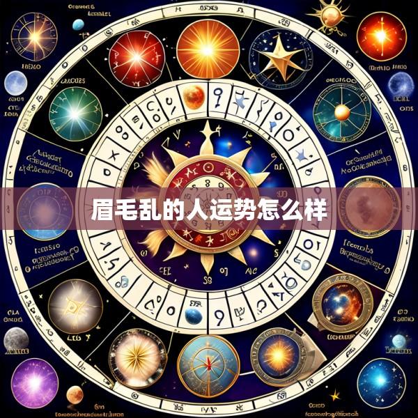 眉毛乱的人运势怎么样