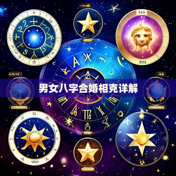 男女八字合婚相克详解