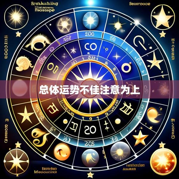 总体运势不佳注意为上