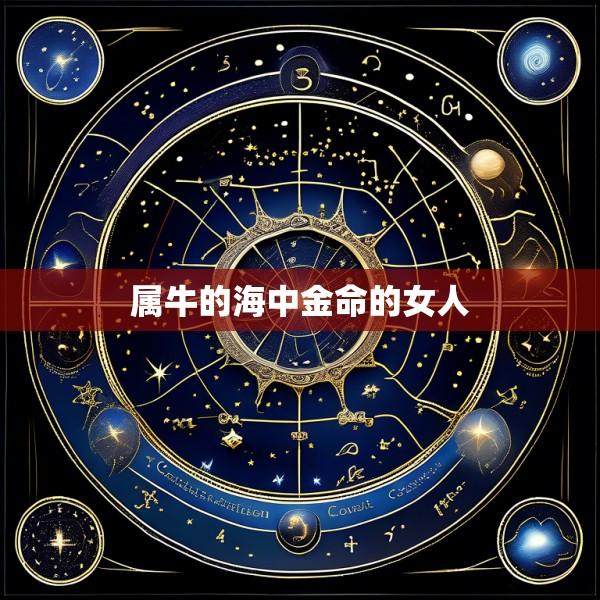 属牛的海中金命的女人