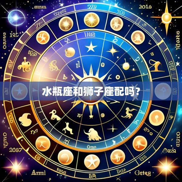 水瓶座和狮子座配吗？