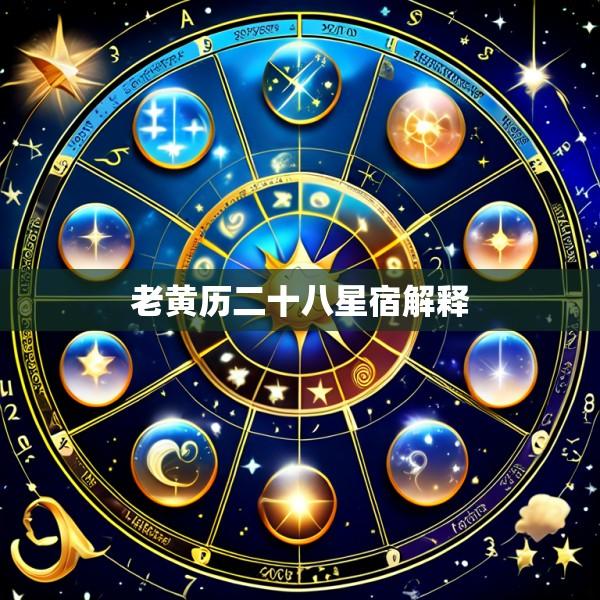 老黄历二十八星宿解释