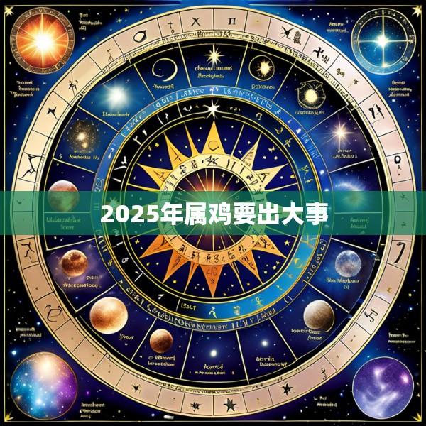 2025年属鸡要出大事